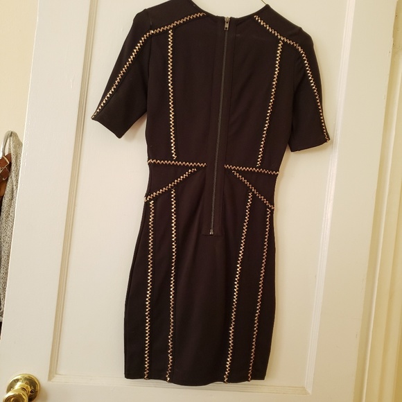 **SOLD**NWT Black&Gold Wyldr Dress - Picture 3 of 5